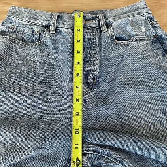 PacSun High Rise Straight Leg Jeans Blue Button Fly Women’s Size 26 - Picture 10 of 12